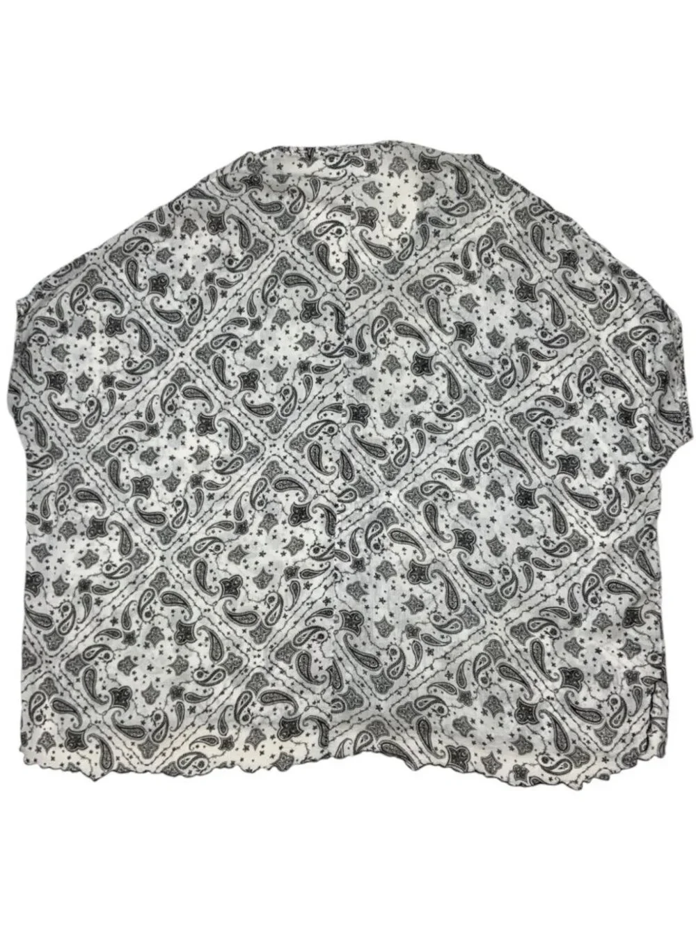 Zadig & Voltaire Raba Print Tunic Dress Swim Cover Up M Paisley Oversized